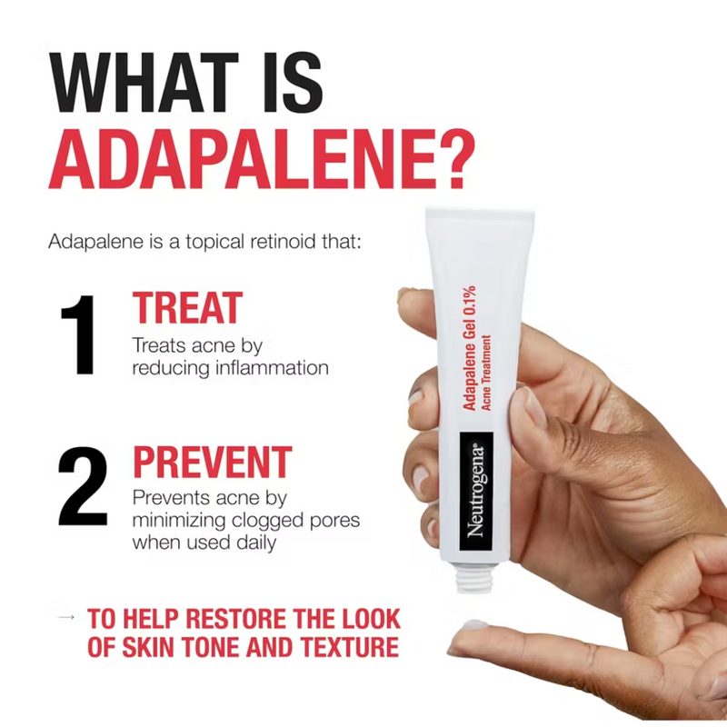 Gel Contra Acne e Manchas 0.1% Adapalene Gel Acne Treatment Neutrogena® 45g