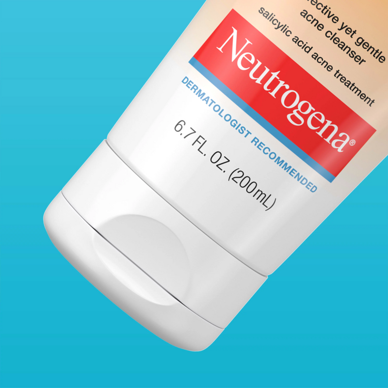 Cleanser Oil-Free Acne Wash Cream Cleanser Neutrogena 200ml