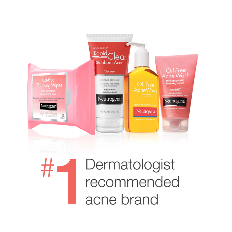 Cleanser Oil-Free Acne Wash Cream Cleanser Neutrogena 200ml