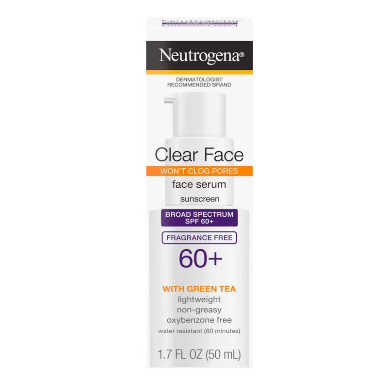 Serum Protetor Solar com Chá Verde FPS 60 Sem Fragrância Neutrogena 50ml